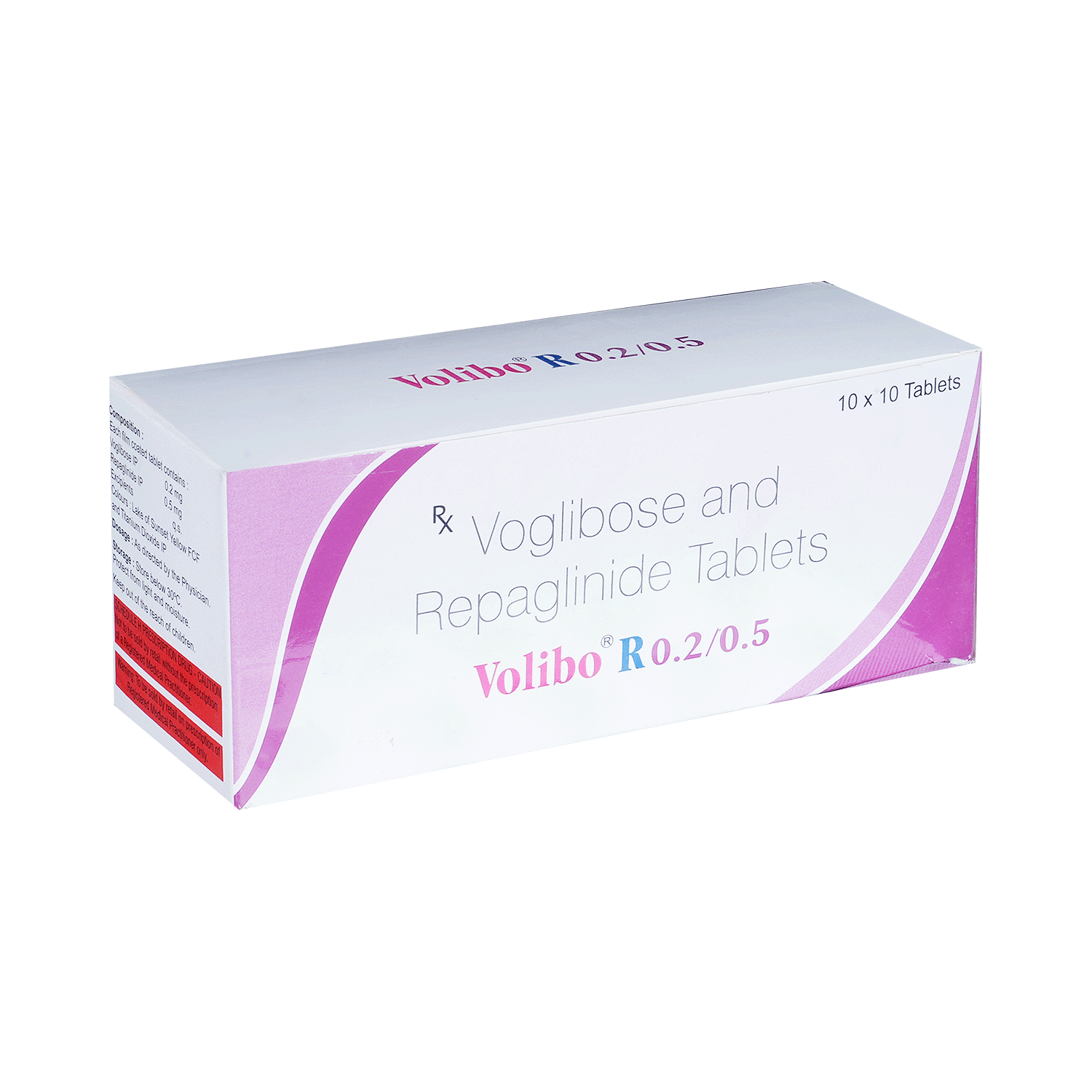 भोलिबो आर 0.5mg/0.2mg टैबलेट 10s