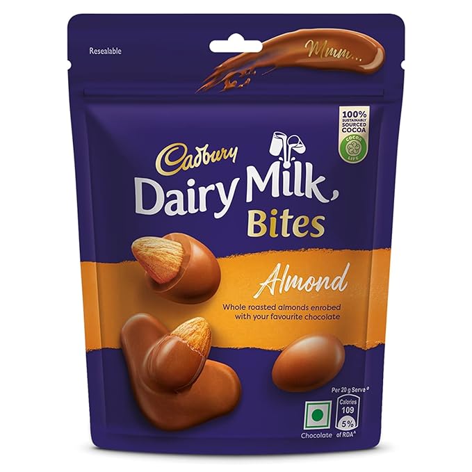 Cadbury Dairy Milk Bites Almonds 40gm