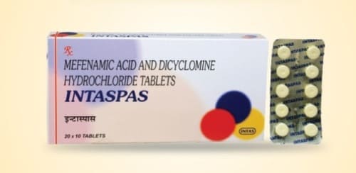 इंटैसपास 10mg/250 एमजी टैबलेट 10 एस