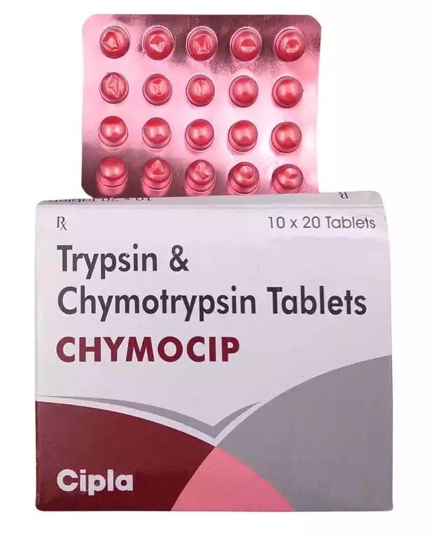 काइमोसिप टैबलेट 20 के दशक के बा