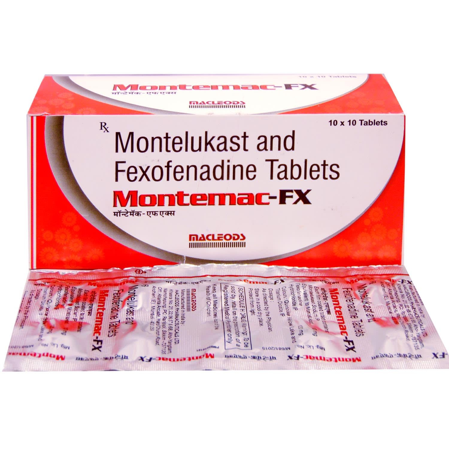 Montemac FX 10mg/120mg Tablet