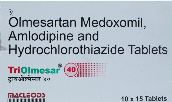 ट्राइओलमेसर 40mg/5mg/12.5mg गोली 15s के बा