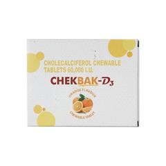 Chekbak D3 60k Chewable Tablet Orange