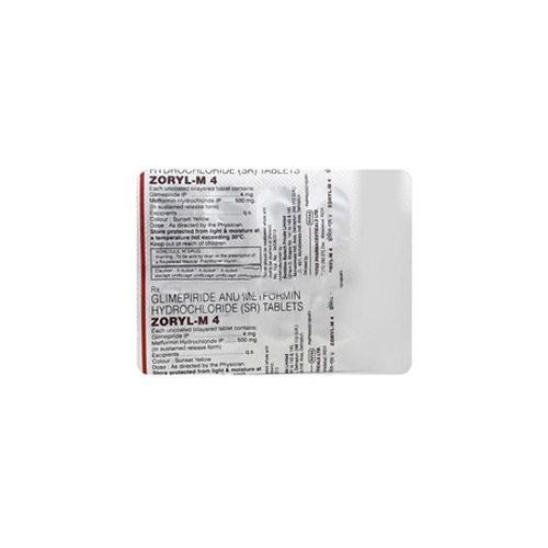 Zoryl M 4mg Forte Tablet PR