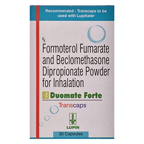 Duomate Forte 400mcg/6mcg Transcaps 30s