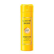 Lakme sun expert SPF 24  ultra matte lot 120ml