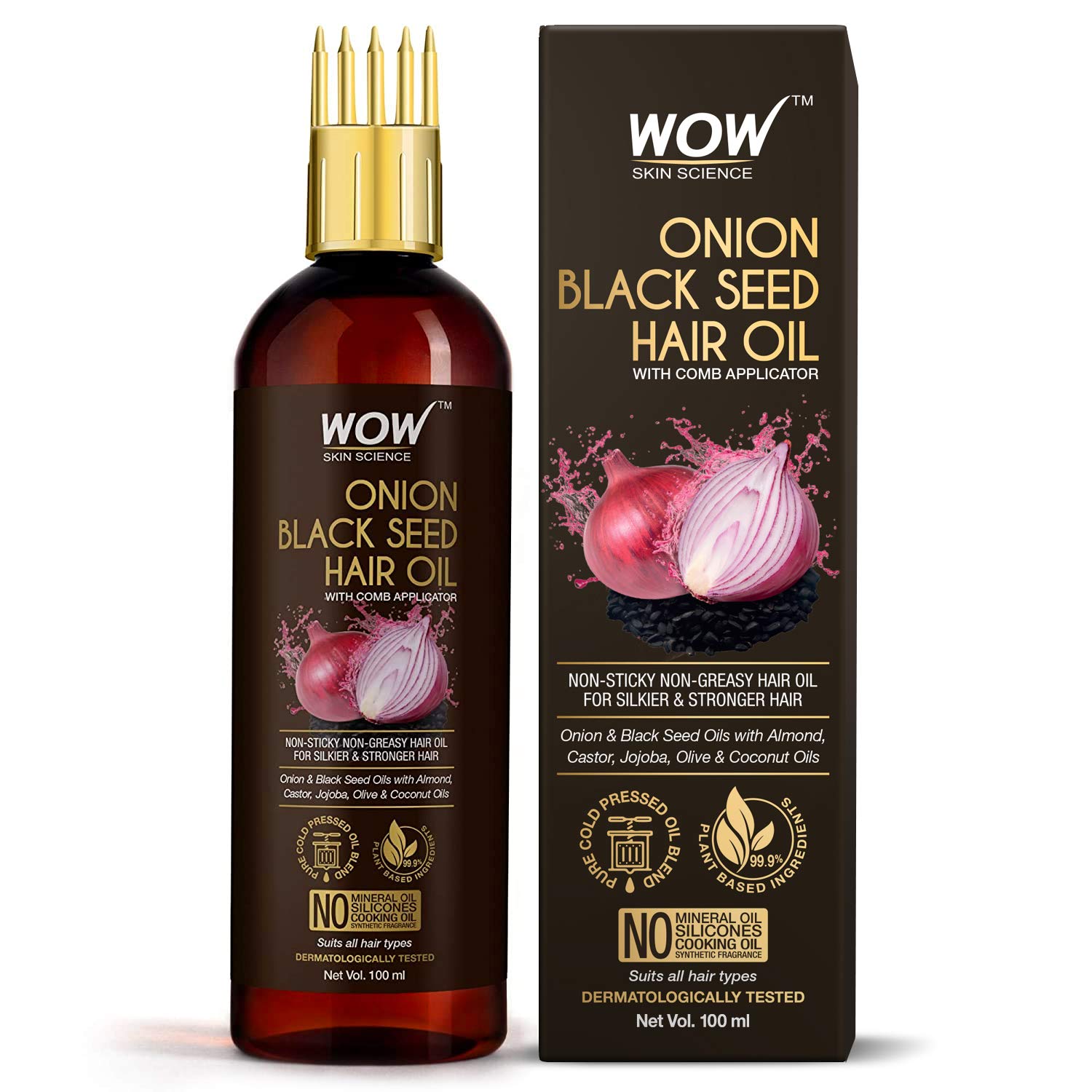 WOW Skin Science Onion Black Seed Hair Oil
