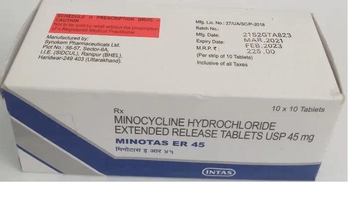 مینوٹاس 45mg ٹیبلٹ ای آر 10s