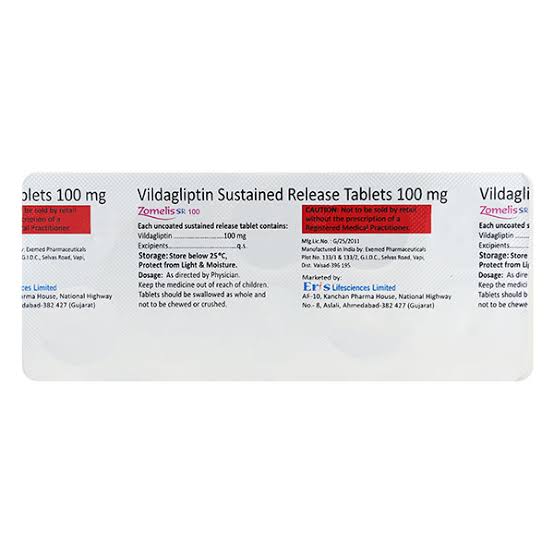 Zomelis 100mg Tablet SR 10S