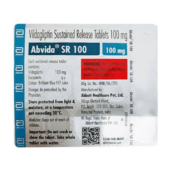 Abvida 100mg Tablet SR 15