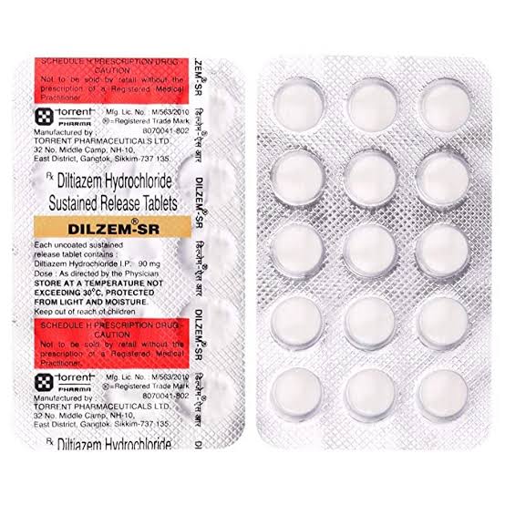 Dilzem 90mg Tablet SR 15s