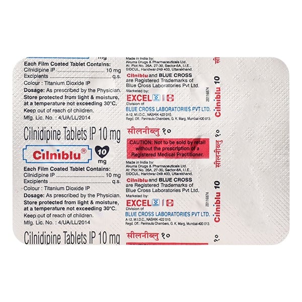 Cilniblu 10mg Tablet 15s