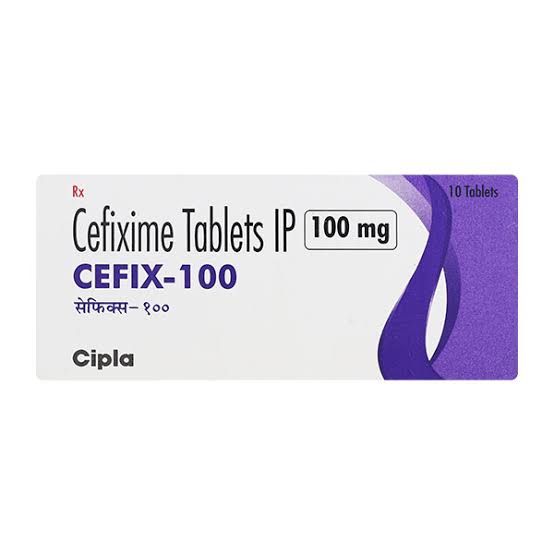 Cefix 100mg Tablet 10s