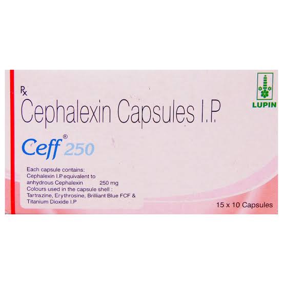 Ceff 250mg Capsule 10s