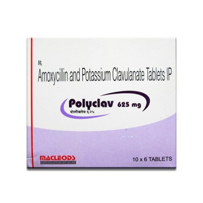 पोलीक्लैव 625mg टैबलेट