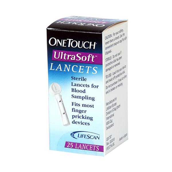 OneTouch Ultrasoft Lancets 25s