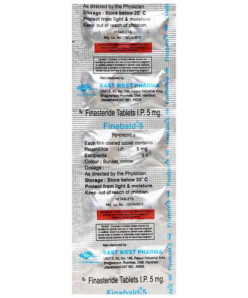 फिनाबाल्ड 5mg टैबलेट 10s