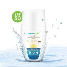 Mamaearth aqua glow hydrating sunscreen 50gm