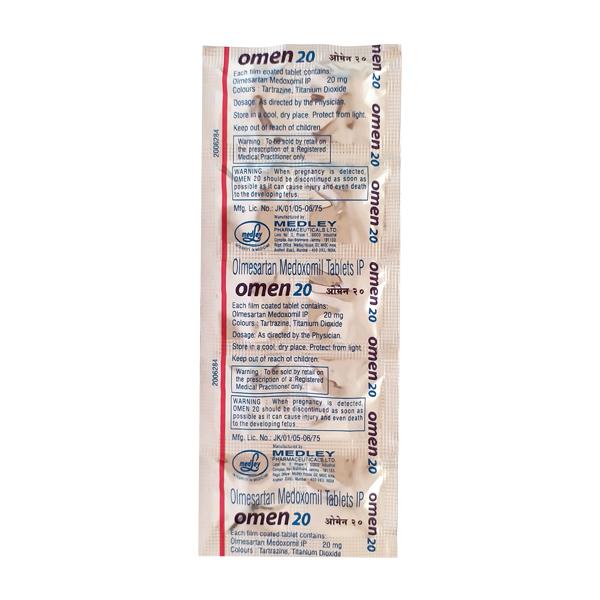 Omen Cdp 20mg/10mg Tablet 10s