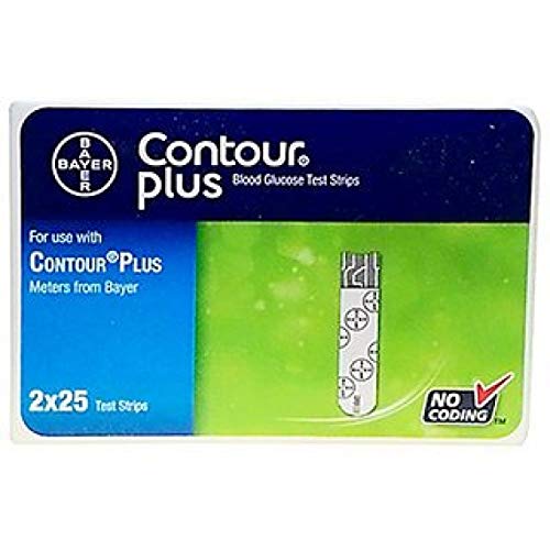 Contour Plus Blood Glucose Test Strip 50s