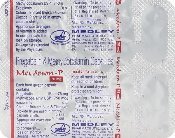 Mecobion P 750 mcg/150 mg Tablet