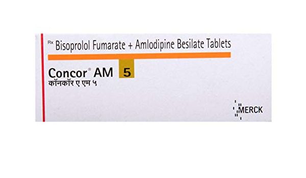 Concor AM 5mg/2.5mg Tablet