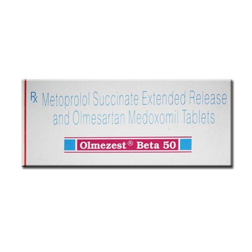 ओल्मेजेस्ट बीटा 50mg/20mg टैबलेट ईआर 10s के बा
