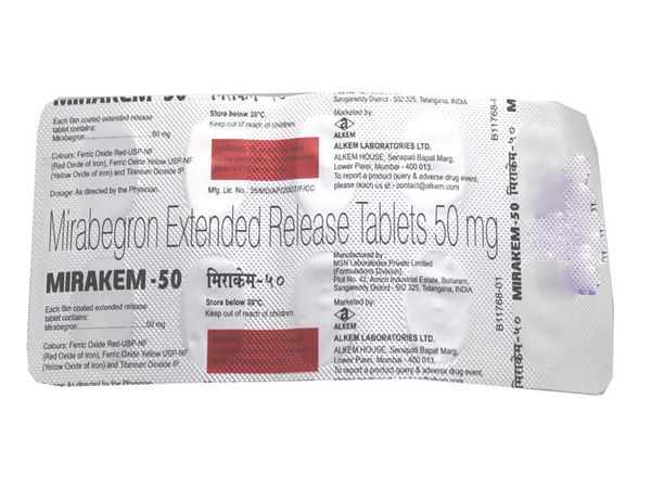 میرکیم 50mg ٹیبلٹ 10s