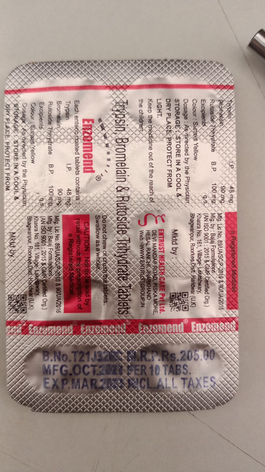 Enzomend Tablet 10s