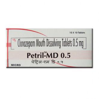 पेट्रिल 0.5एमजी टैबलेट एमडी 10एस