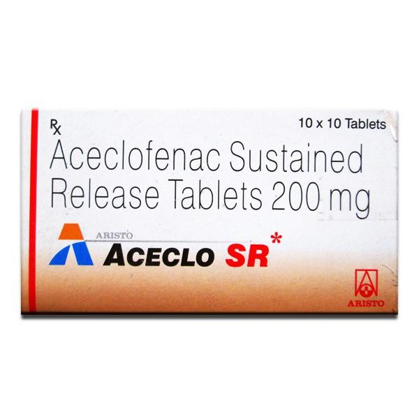 Aceclo 200mg Tablet SR