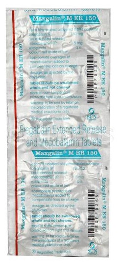Maxgalin M ER 150 Tablet