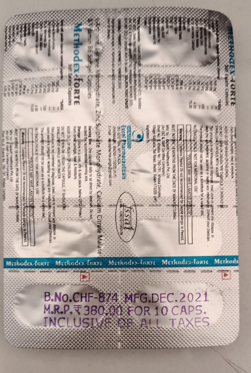 Methodex Forte Capsule 10s