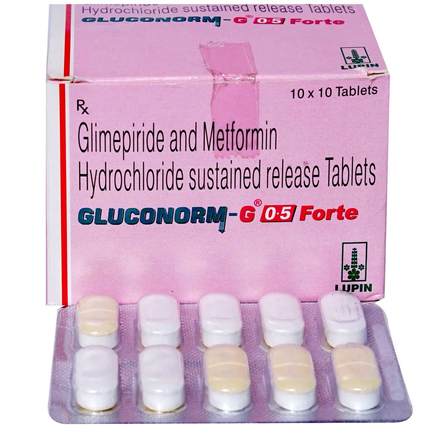 Gluconorm G 0.5 Forte Tablet PR 10s