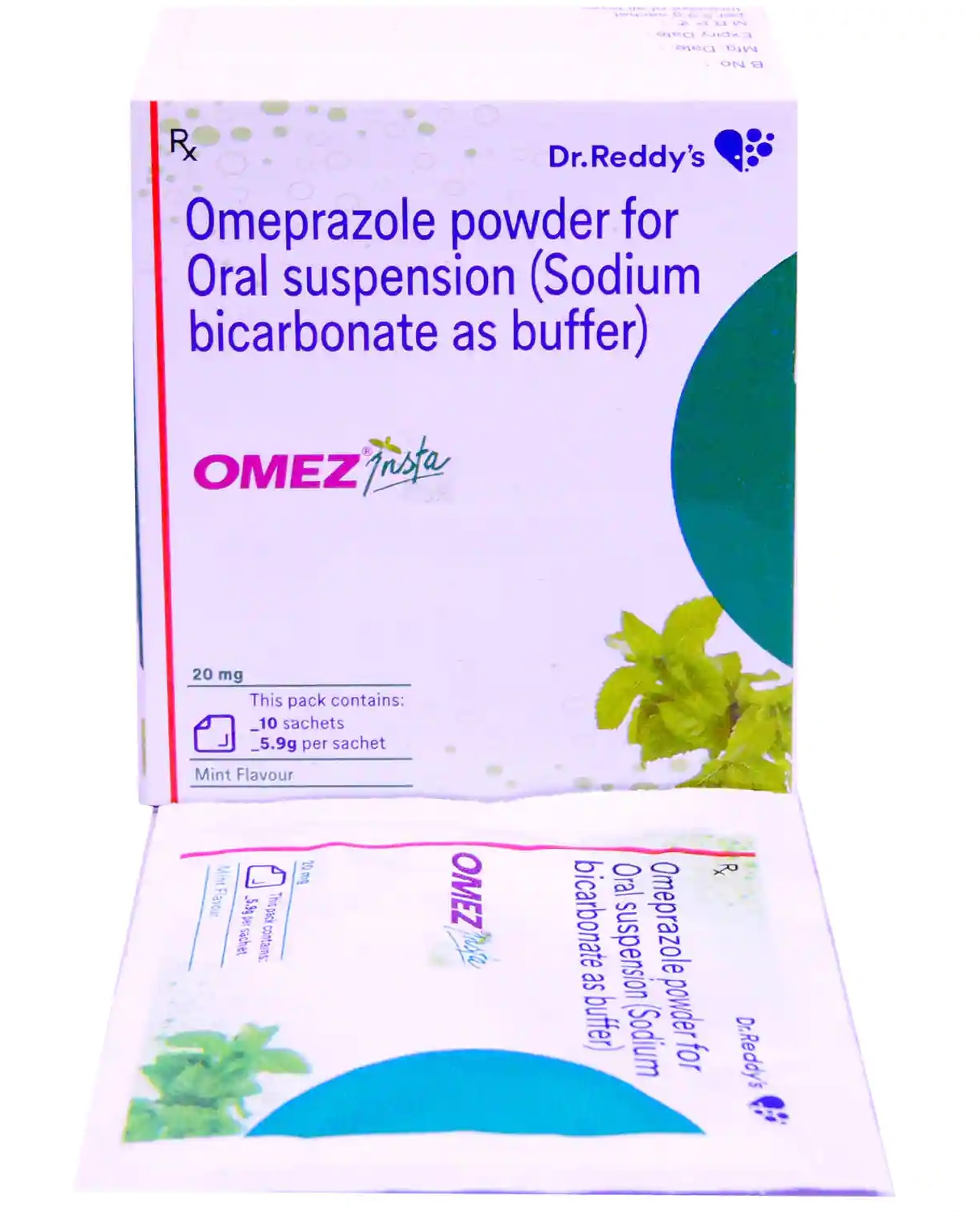 Omez Insta 20mg Sachet Mint