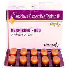 ہرپیکائنڈ 800mg ٹیبلٹ 10s