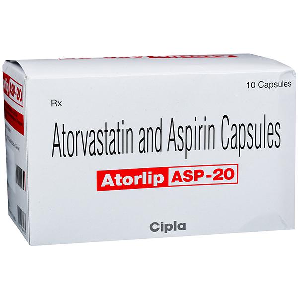 ऑटोर्लिप-एएसपी 20mg कैप्सूल