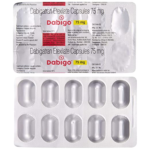 Dabigo 75mg Capsule 10s