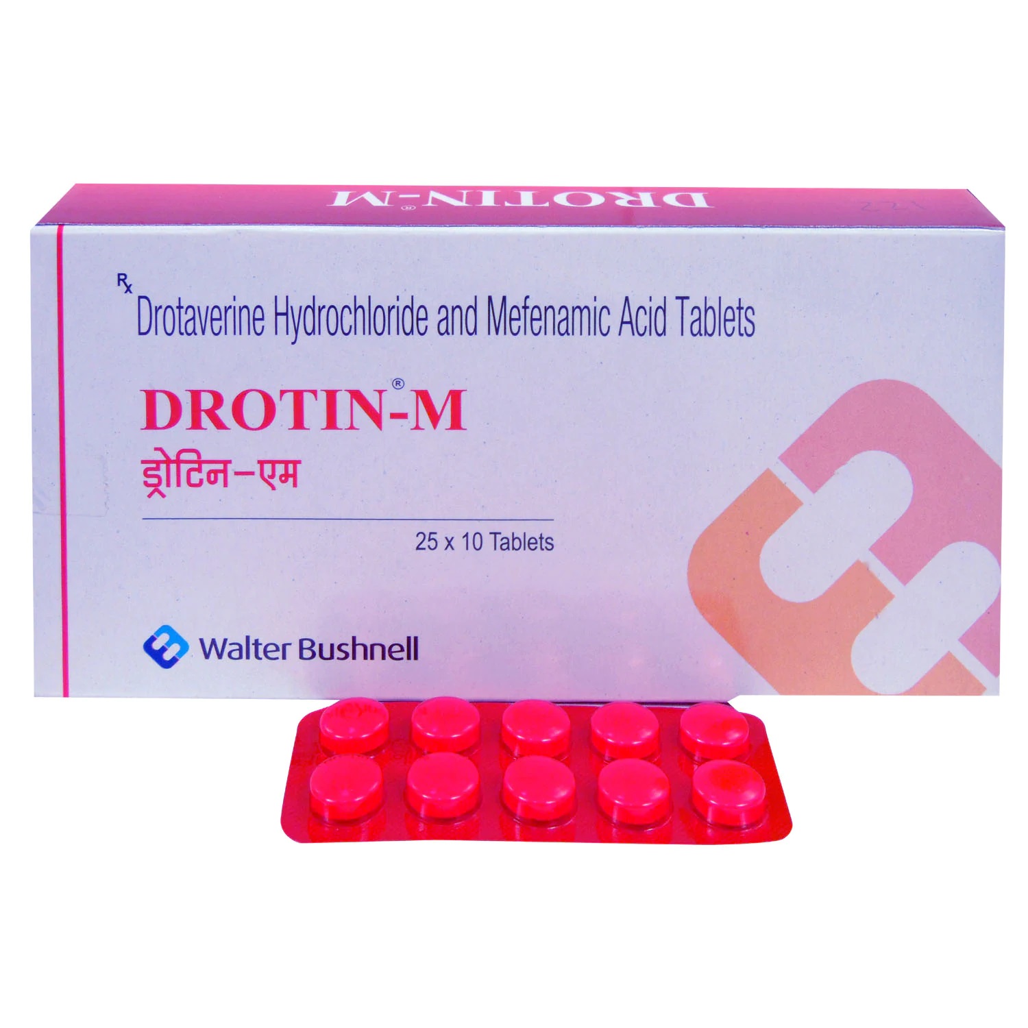 Drotin M 80mg/250mg Tablet 10s