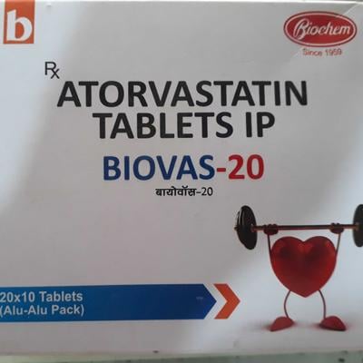 बायोवास 20mg टैबलेट