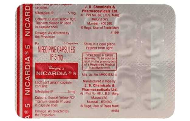 Nicardia 5 Capsule