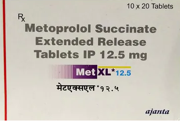 Met XL 12.5 mg Tablet ER 20s