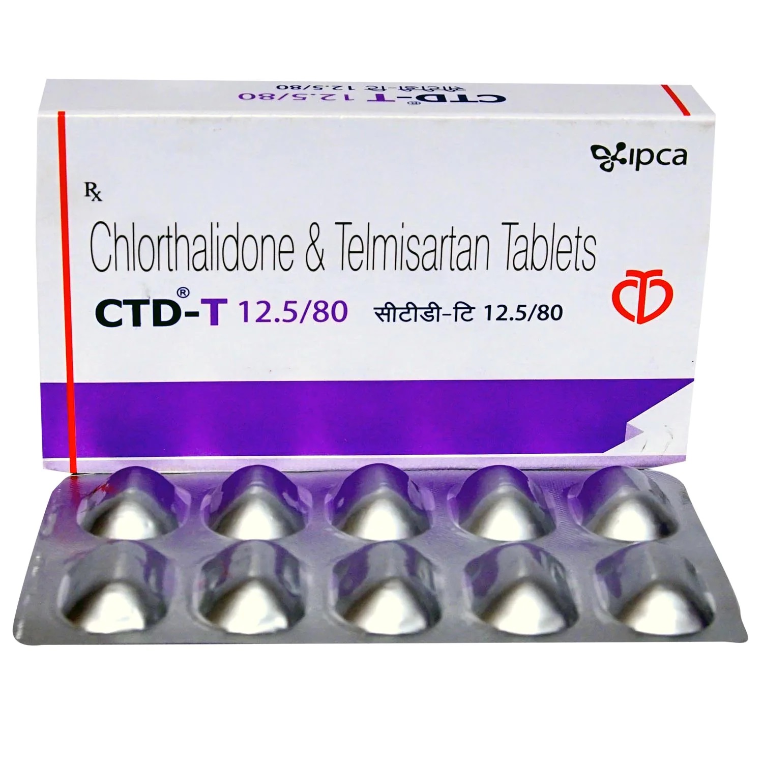 CTD T 80mg/12.5mg Tablet 10s