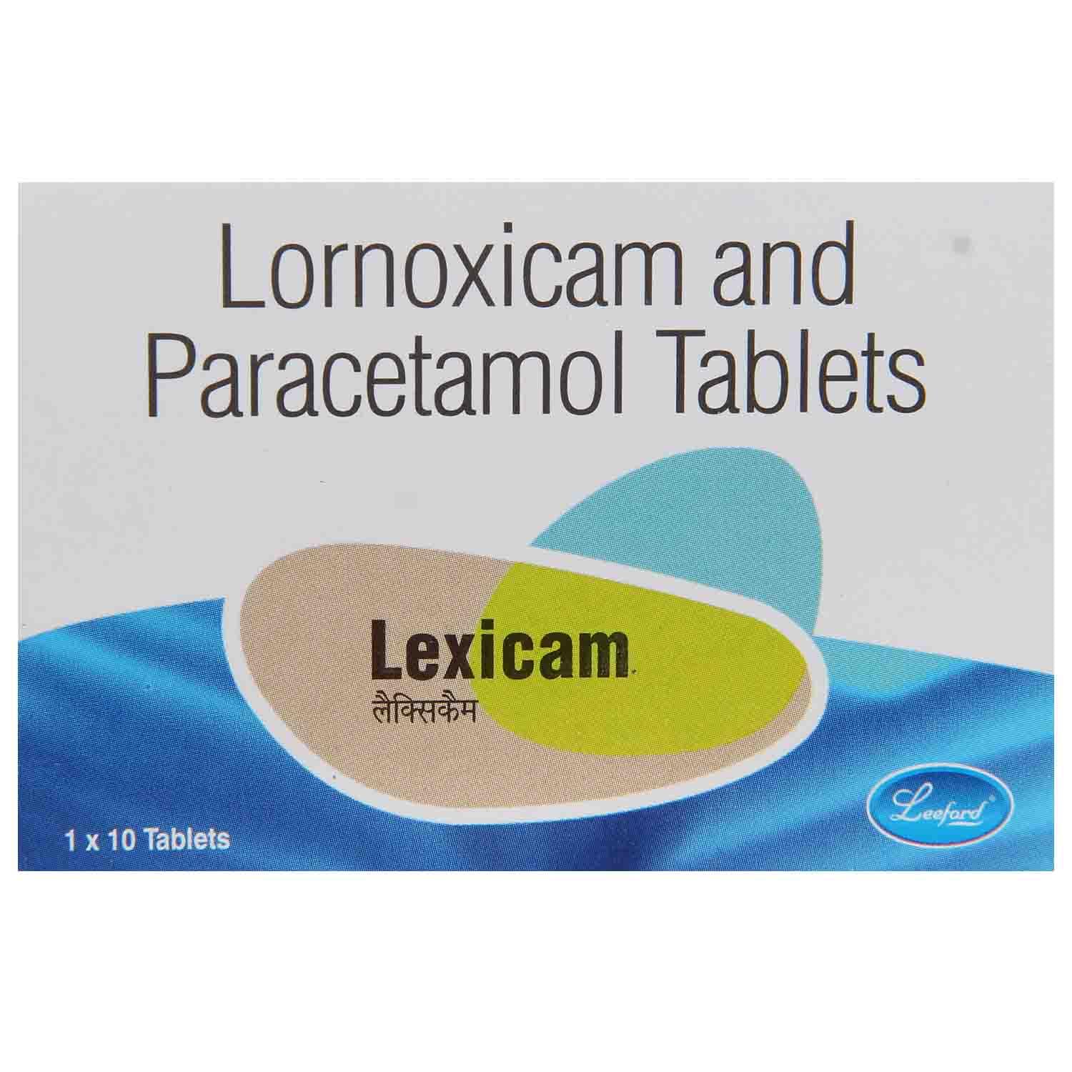Lexicam 8mg/325mg Tablet 10s
