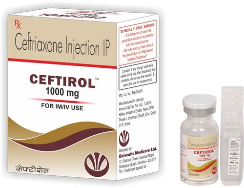 Ceftirol 1000mg Injection 1s