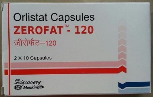 ज़ेरोफैट 120mg टैबलेट 10s