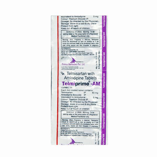 Telmiprime AM 40mg Tablet