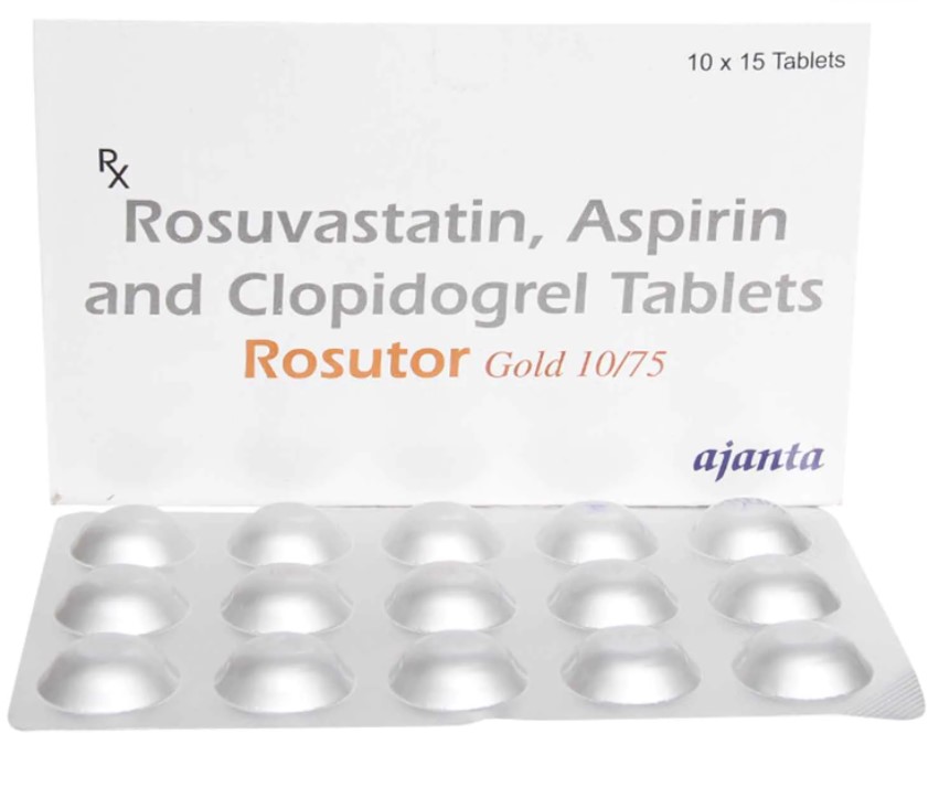 روسوٹر گولڈ 10mg/75mg کیپسول 15s