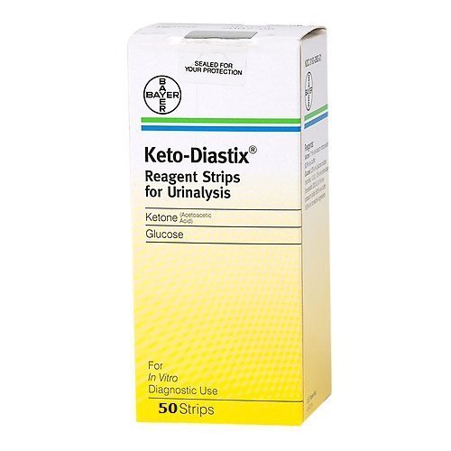 Keto-Diastix Reagent Strip for Urinalysis 50 Strips
