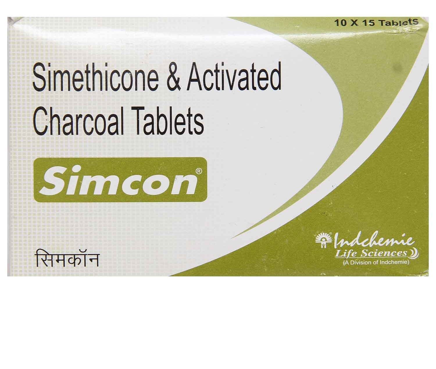 Simcon 80mg/250mg Tablet 15s